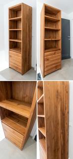 Colonne/bibliothèque Haute en Teck Massif, Teck