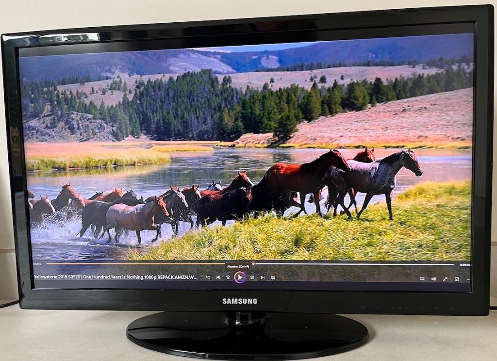 Appareil TV Samsung, modèle récent, fonctionnant comme neuf., Enlèvement ou Envoi, Comme neuf, Multicolore, Autres matériaux