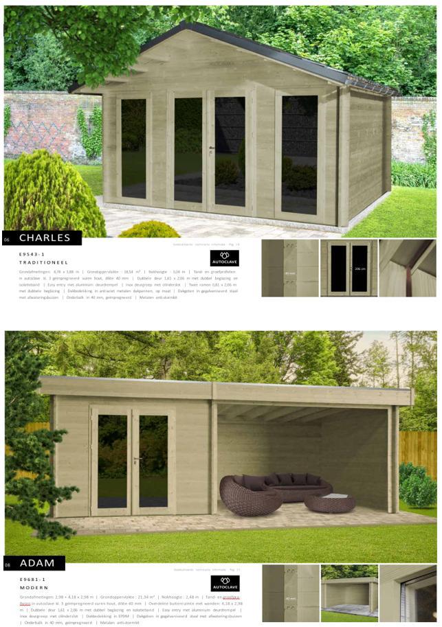 Tuinhuizen *PROMO* (nieuw), Tuin en Terras, Tuinhuizen, Nieuw, Tuinhuis, Hout, Ophalen