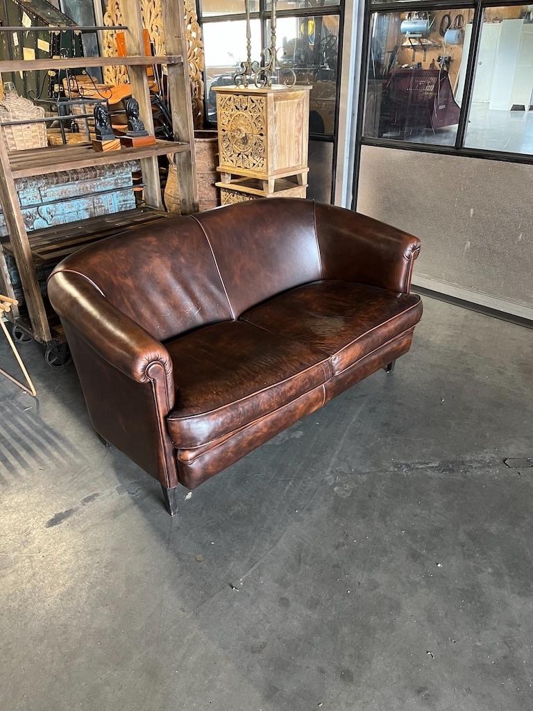 2 Zits Club Sofa Schapenleer ziet er nog perfect uit, Ophalen, Vintage/Klassiek, 150 tot 200 cm, Tweepersoons
