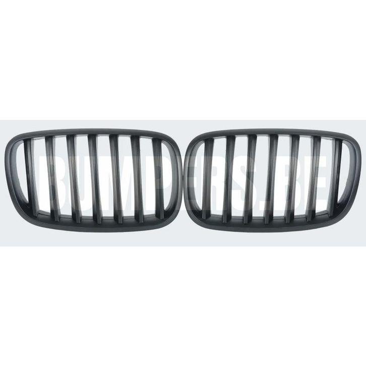 Grill Niergrill Mat Zwart Enkele Spijl BMW X5 E70 E71 (2007–, Autos : Pièces & Accessoires, Autres pièces automobiles, Utilisé