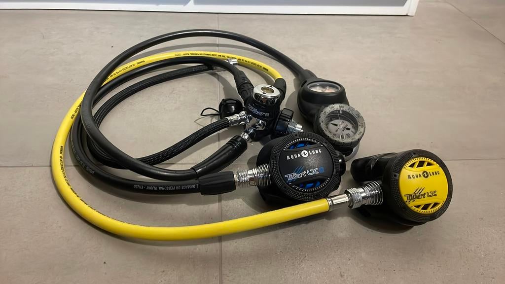 Ontspanner Aqualung Titan LX en console Suunto, Ophalen of Verzenden, Zo goed als nieuw, Overige typen