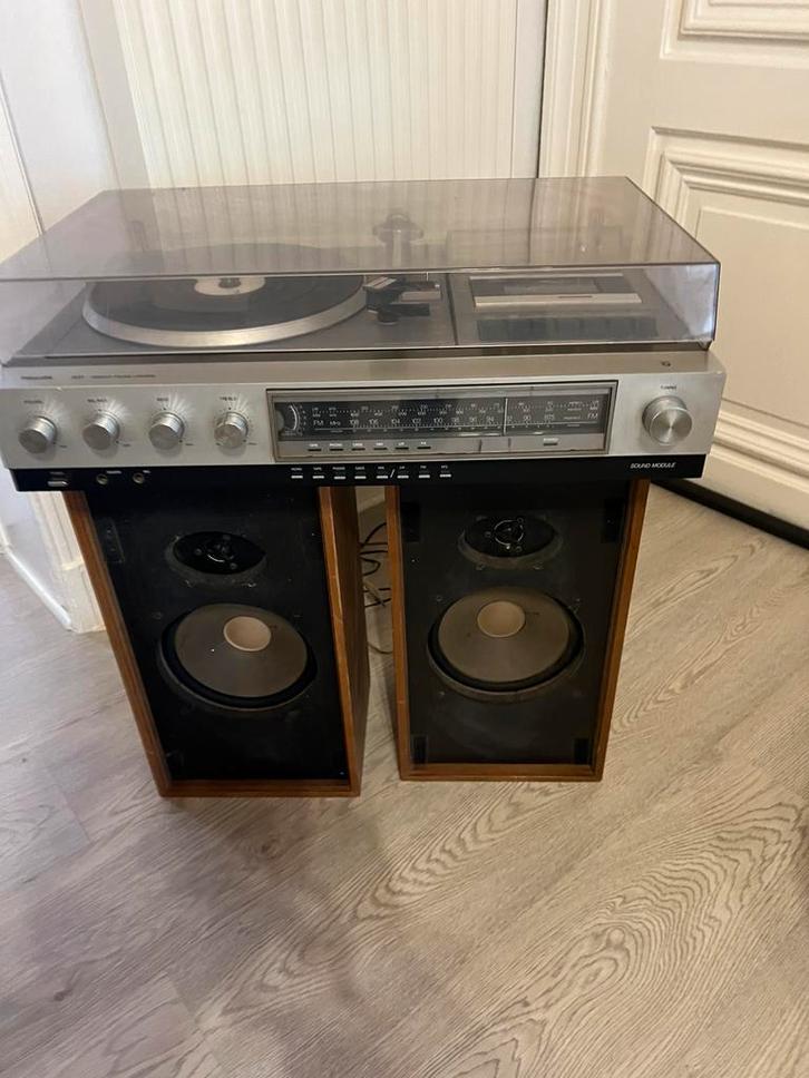 Chaîne stéréo Phillips et enceintes dual, TV, Hi-fi & Vidéo, Chaîne Hi-fi, Comme neuf, Enlèvement