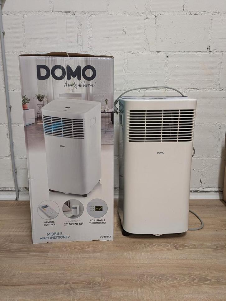 Domo mobiele airco, Elektronische apparatuur, Airco's, Zo goed als nieuw, Mobiele airco, Ventileren, Afstandsbediening, Ophalen