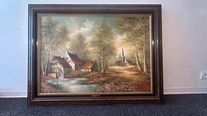 Schilderij van Geukens, Antiek en Kunst, Kunst | Schilderijen | Klassiek, Ophalen