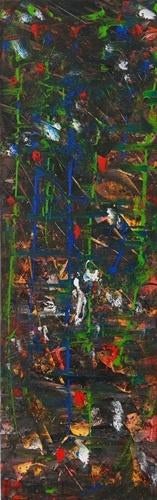 Kunsthandel Gennep - "Blue Stripes", Ophalen of Verzenden