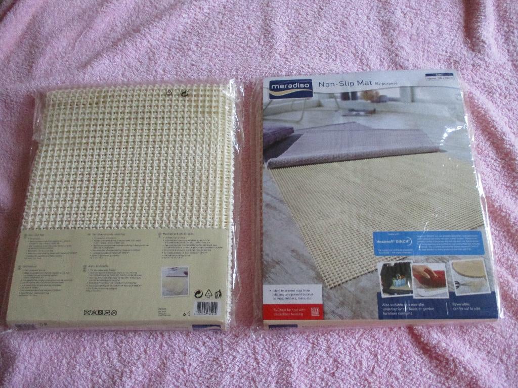 Antislipmat voor tapijten / vloermatten / auto kofferbak ..., Nieuw, Crème, 150 tot 200 cm, Rechthoekig