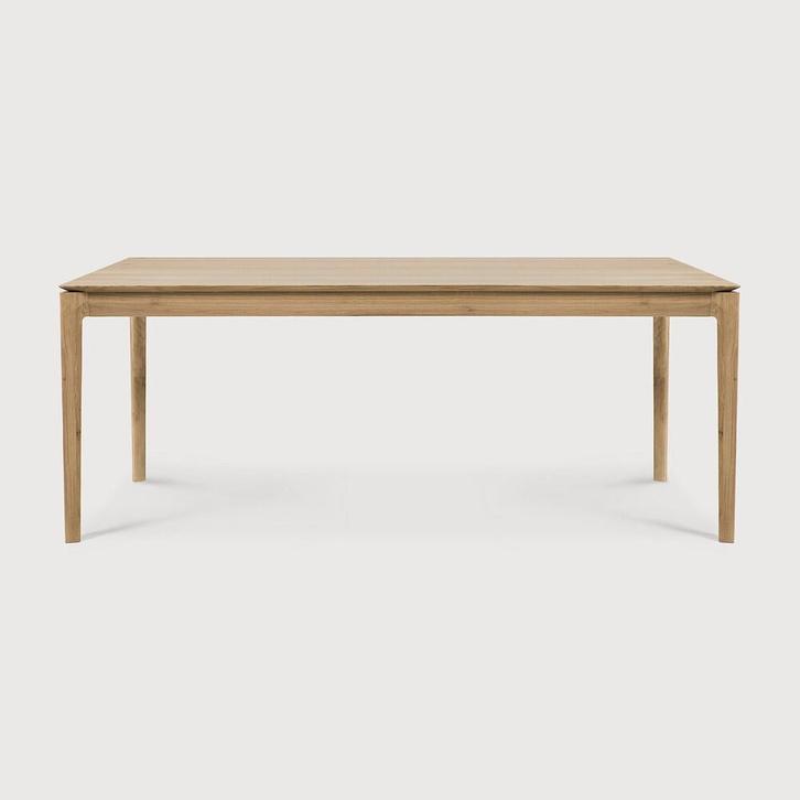 Eettafel Ethnicraft Bok Eikenhout, Maison & Meubles, Tables | Tables à manger, Comme neuf, 50 à 100 cm, 200 cm ou plus, Cinq personnes ou plus