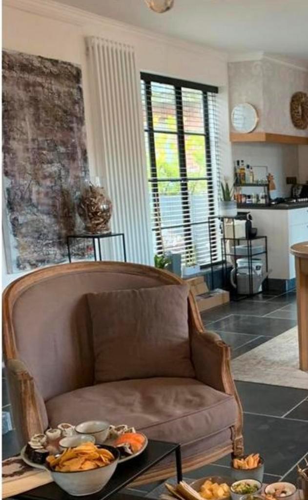 Landelijke zetel, Maison & Meubles, Canapés | Sofas & Chaises Longues, Utilisé, Une personne, Bois, Tissus, Enlèvement