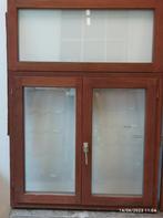 CHASSIS DE FENETRE EN MERANTI DOUBLE VITRAGE     NEUF, Enlèvement, Neuf, Double vitrage