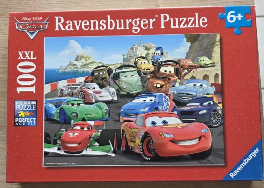Ravensburger-Cars2 Explosive race 100 pièces 6 + comme neuf, Envoi, Plus de 50 pièces, Comme neuf, 6 ans ou plus
