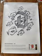 Duvel kader Kobe De Keyser (2 schetsen), Verzamelen, Ophalen, Nieuw, Rechthoekig Staand, Overige onderwerpen