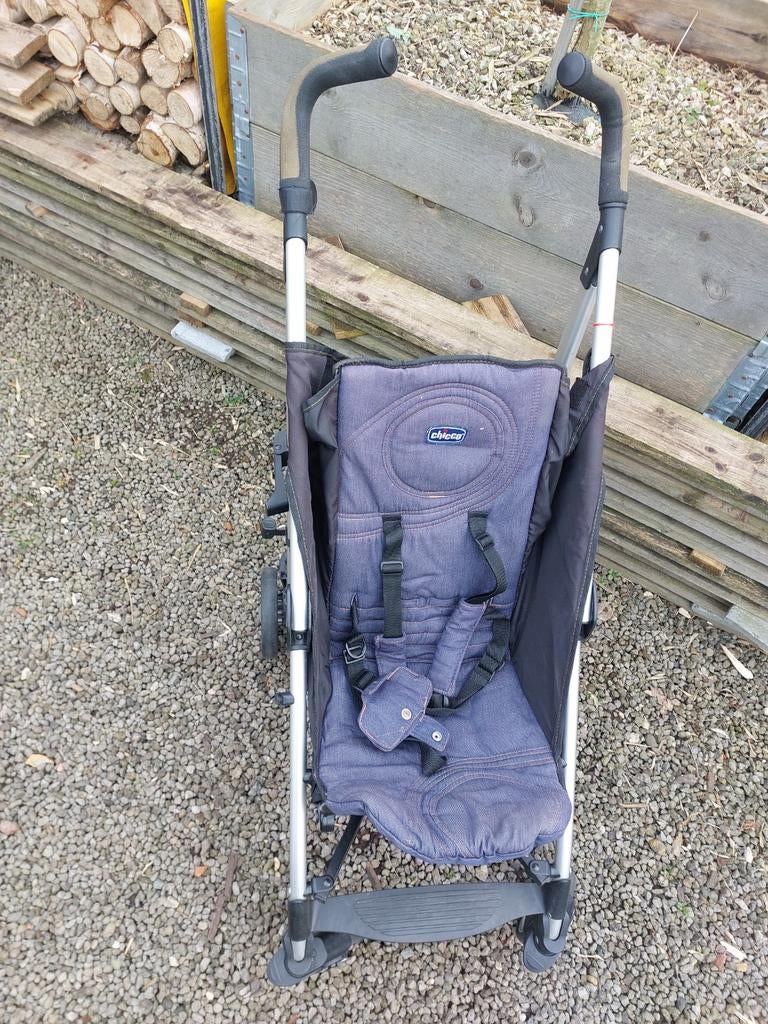 Buggy Chicco jeanslook, Ophalen