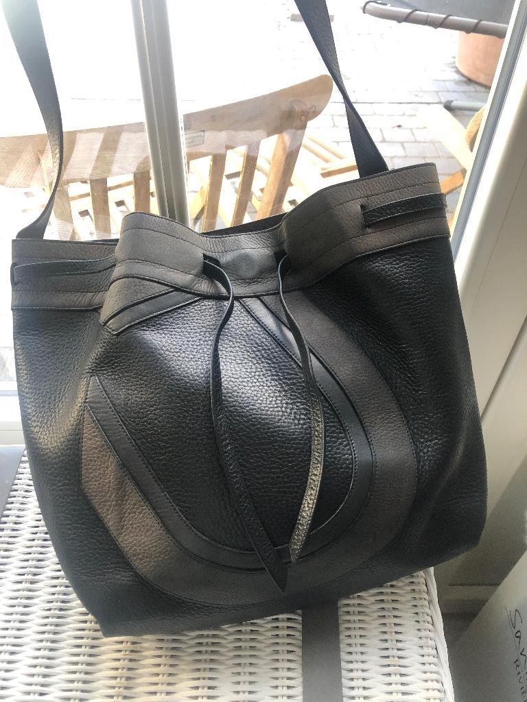 Delvaux vintage handtas model Desert, Ophalen of Verzenden, Zwart, Handtas