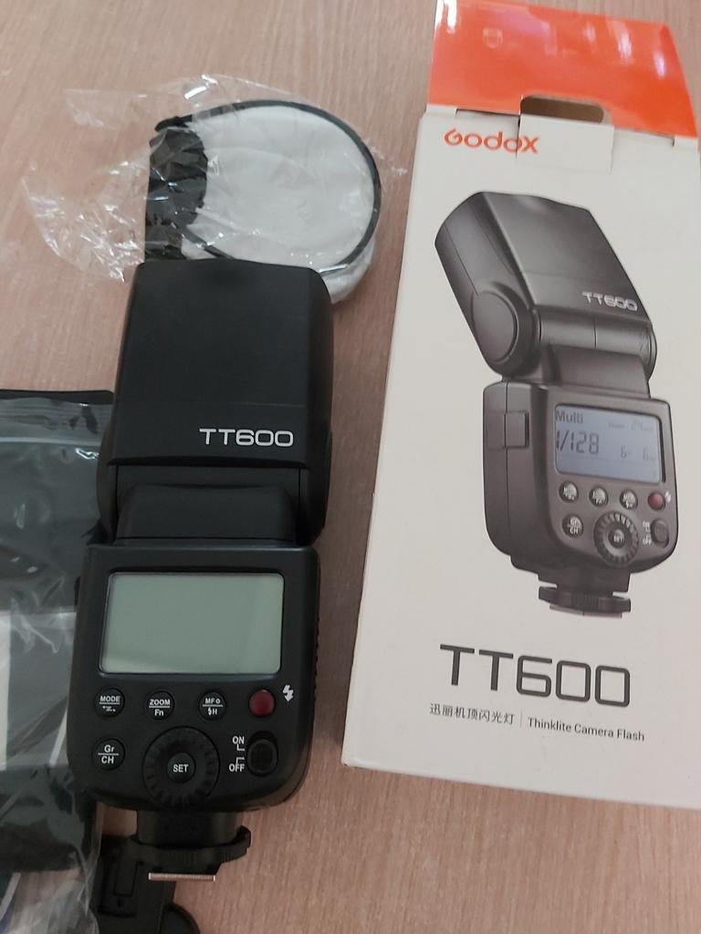 Flash godox TT600, Ophalen