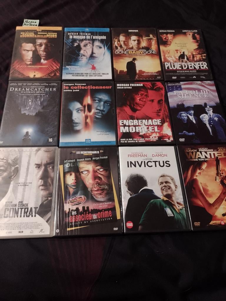 A vendre en DVD 12 films Morgan Freeman, CD & DVD, DVD | Autres DVD, Comme neuf, À partir de 9 ans, Enlèvement ou Envoi