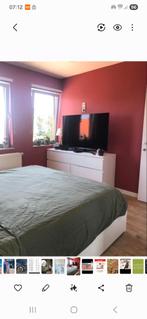 Tweepersoonsbed, Huis en Inrichting, Slaapkamer | Bedden, Wit, Tweepersoons, Ophalen of Verzenden, Zo goed als nieuw