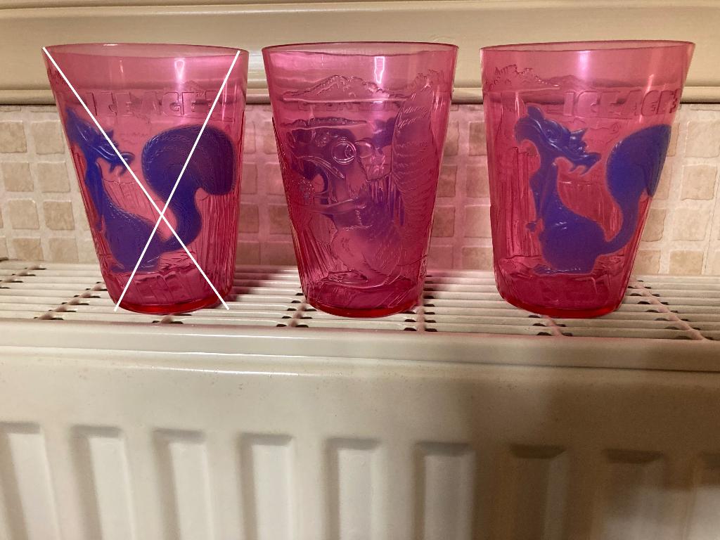 2 plastieken bekers van Ice Age, Ophalen of Verzenden, Nieuw