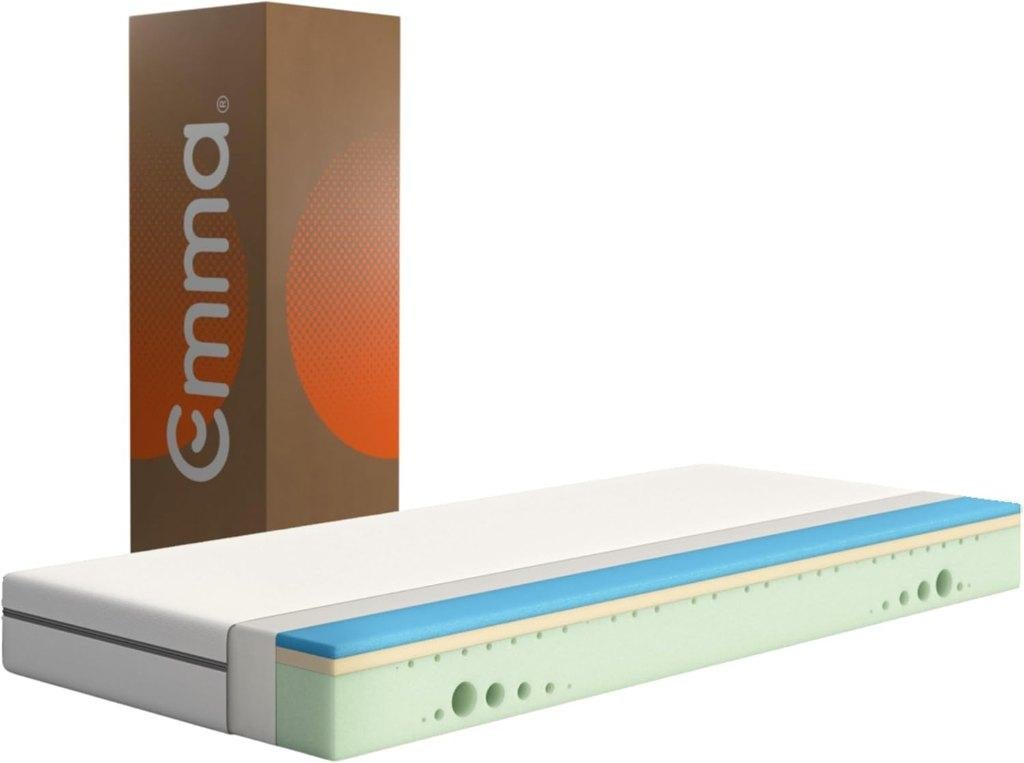 Emma one 180X200 koudschuim matras Hard. NIEUW in doos!, Ophalen, Onbekend, 180 cm, 200 cm