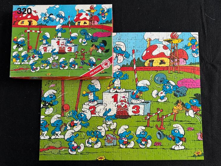 Les Schtroumpfs - puzzle (320 pièces), Collections, Personnages de BD, Utilisé, Autres types, Schtroumpfs, Enlèvement ou Envoi
