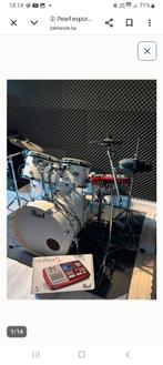 Pearl elektronisch drumstel compleet, Enlèvement, Comme neuf, Pearl, Électronique