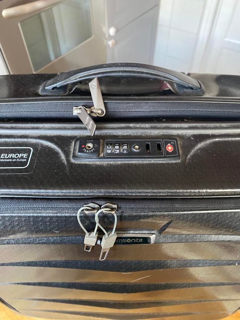 Porte document trolley samsonite, Hard kunststof, Minder dan 50 cm, Zo goed als nieuw, 35 tot 45 cm