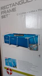 intex zwembad 300x200x75cm met alle toebehoren, Ophalen, Gebruikt