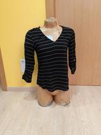 Blouse noir et blanc zara taille m, Taille 38/40 (M), Enlèvement ou Envoi, Porté, Blanc