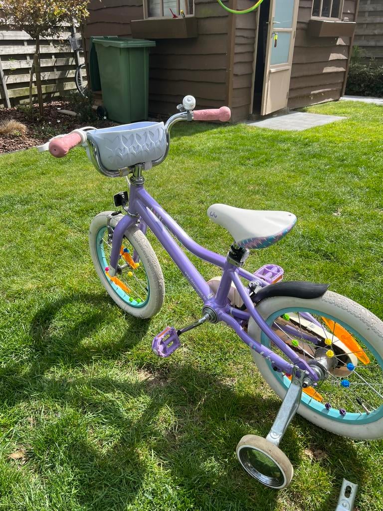 kinderfiets 16inch, Ophalen, Gebruikt, Minder dan 16 inch, Zijwieltjes