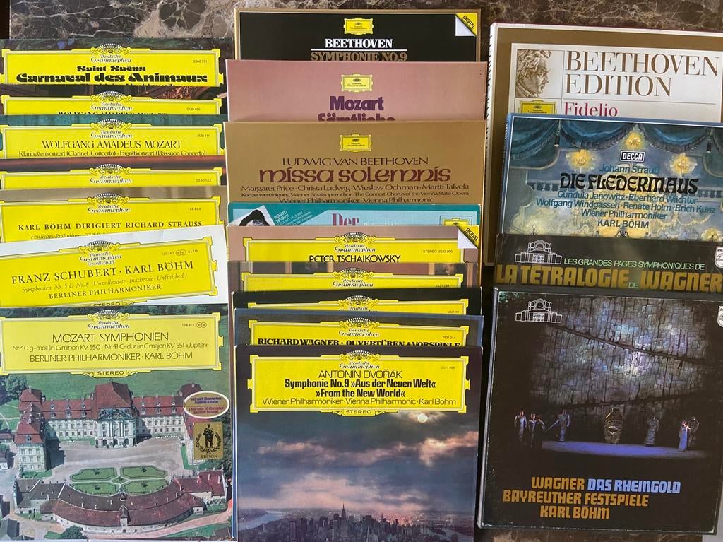 Lot Böhm lp’s  + boxen, CD & DVD, Vinyles | Classique, Enlèvement ou Envoi, Comme neuf