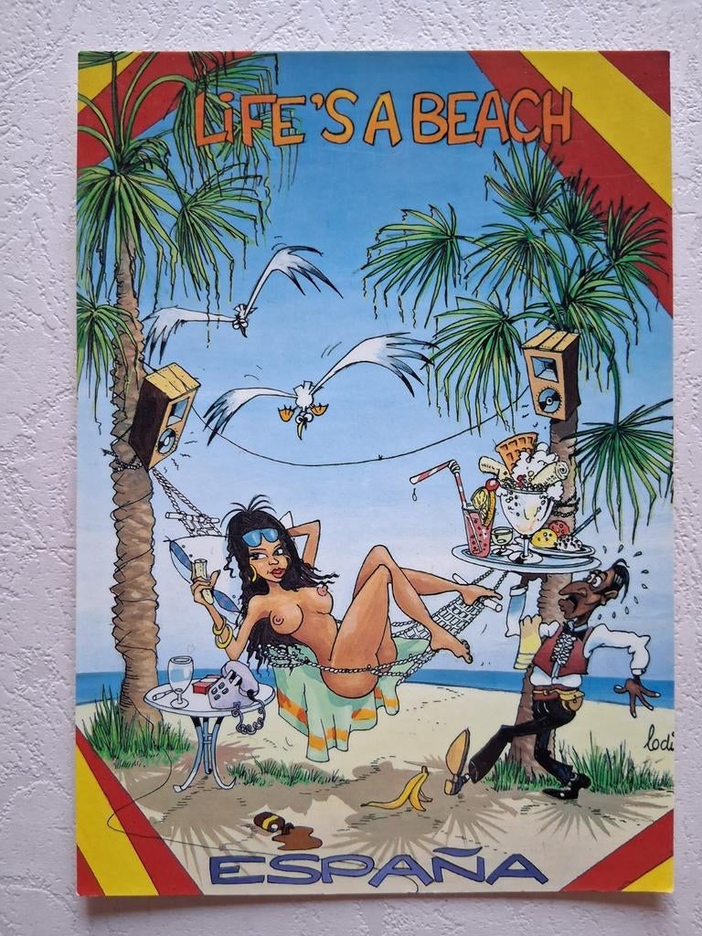 Grappige postkaart, Verzamelen, Ophalen of Verzenden