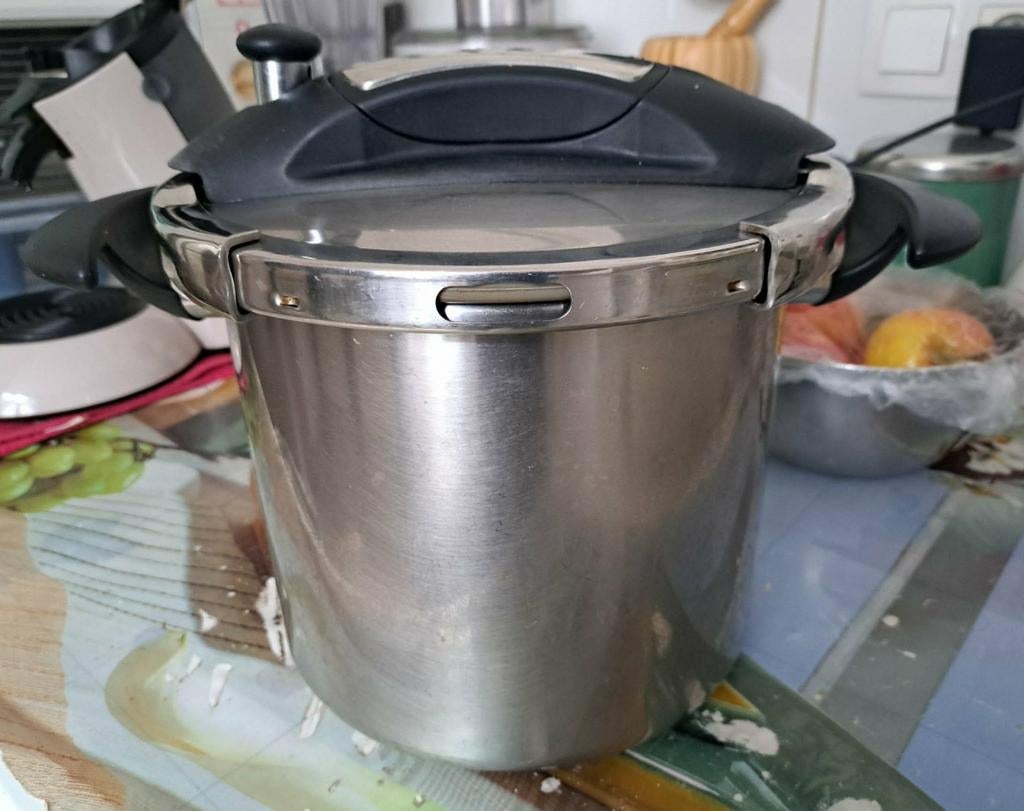 Cocotte-minute Sitram en inox 8L, Maison & Meubles, Enlèvement, Inox