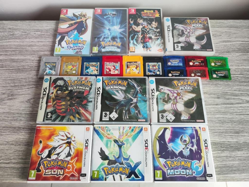 Pokémon games: Switch, DS, 3DS, Color Advance, Games en Spelcomputers, Ophalen of Verzenden