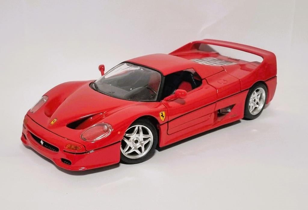 Ferrari F50 Burago, Ophalen of Verzenden, Zo goed als nieuw, Auto, Burago