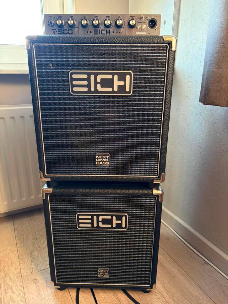 Eich bass stack (mint!), Muziek en Instrumenten, Versterkers | Bas en Gitaar, Zo goed als nieuw, Basgitaar, 100 watt of meer, Ophalen
