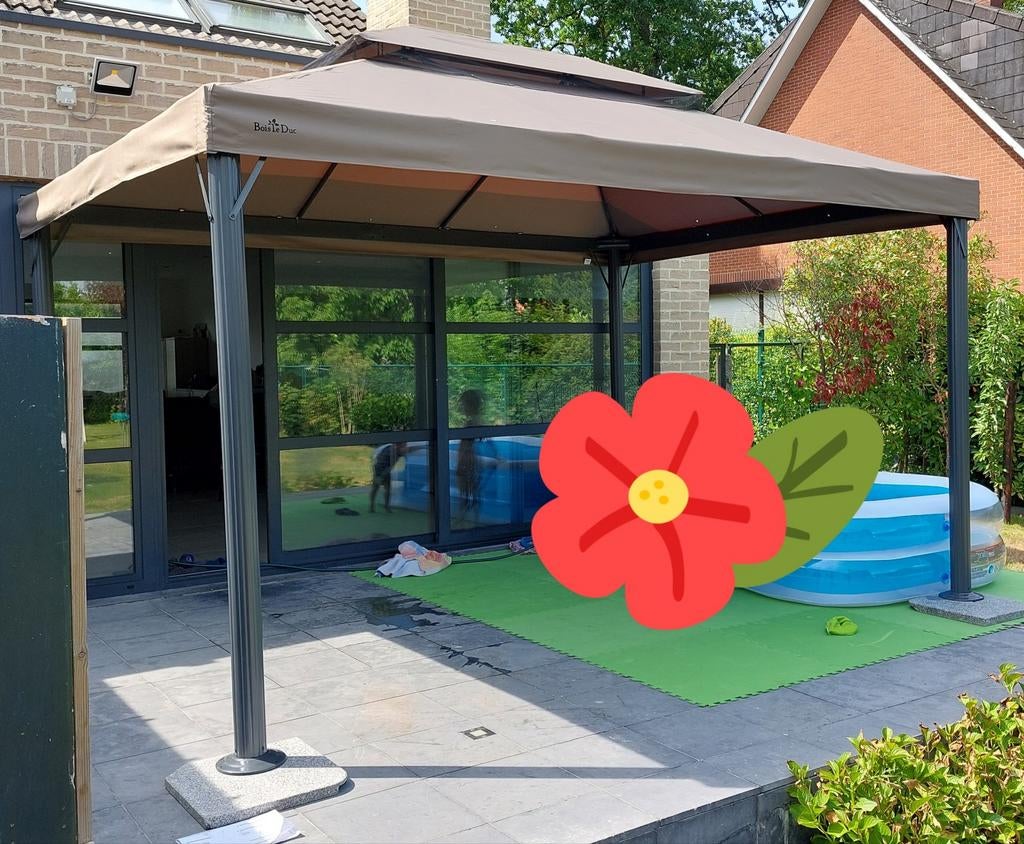 Pergola / paviljoen bois le duc, Ophalen