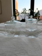 Glazen koekjespotten, Huis en Inrichting, Ophalen, Zo goed als nieuw