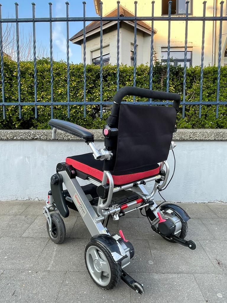 Smart Chair XL opvouwbare elektrische rolstoel nieuwstaat, Ophalen of Verzenden, Inklapbaar, Zo goed als nieuw, Elektrische rolstoel