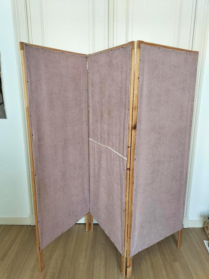 -Licht houten scherm, Huis en Inrichting, Woonaccessoires | Kamerschermen, Ophalen