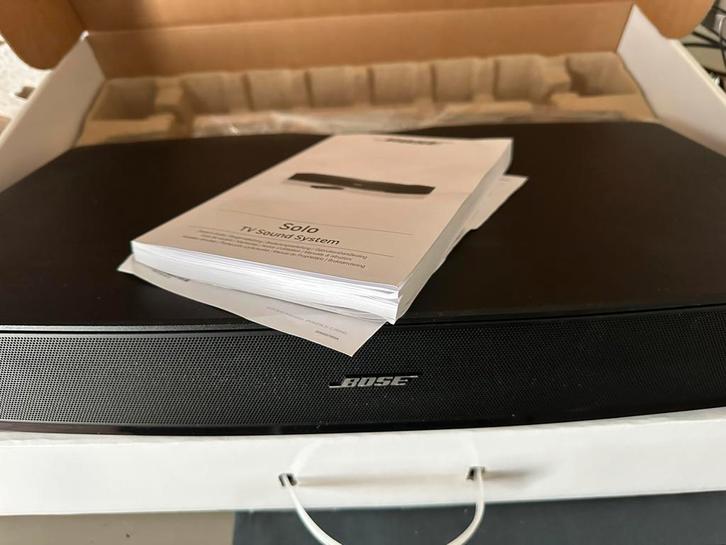 Bose Solo TV Sound System  – perfecte staat, TV, Hi-fi & Vidéo, Barres de son, Comme neuf, Enlèvement