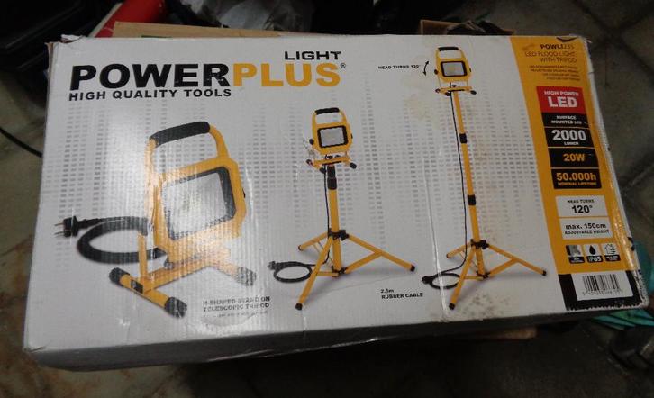 bouwlamp, Doe-het-zelf en Bouw, Bouwverlichting, Zo goed als nieuw, Met statief, Ophalen of Verzenden