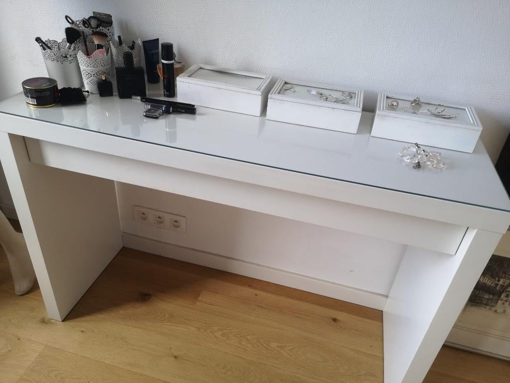 Bureau maquilleuse coiffeuse Ikea, Enlèvement, Comme neuf, Bois, Ikea