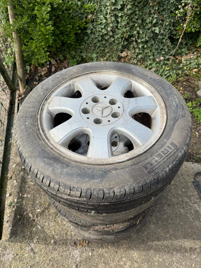 Gratis op te halen: alu velgen mercedes, Auto-onderdelen, Ophalen, Gebruikt, Velg(en), 16 inch