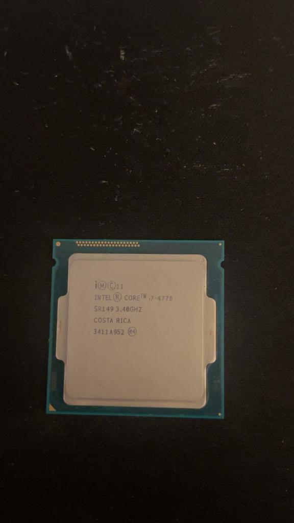 Intel i7 4770 CPU, Computers en Software, Processors, Zo goed als nieuw, 4-core, 3 tot 4 Ghz, Ophalen