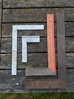 Set hoek linealen, Bricolage & Construction, Instruments de mesure, Enlèvement, Utilisé, Distance