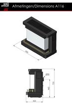 Gaskachel well straler 116a, Ophalen, Gebruikt, Gas, Vrijstaand