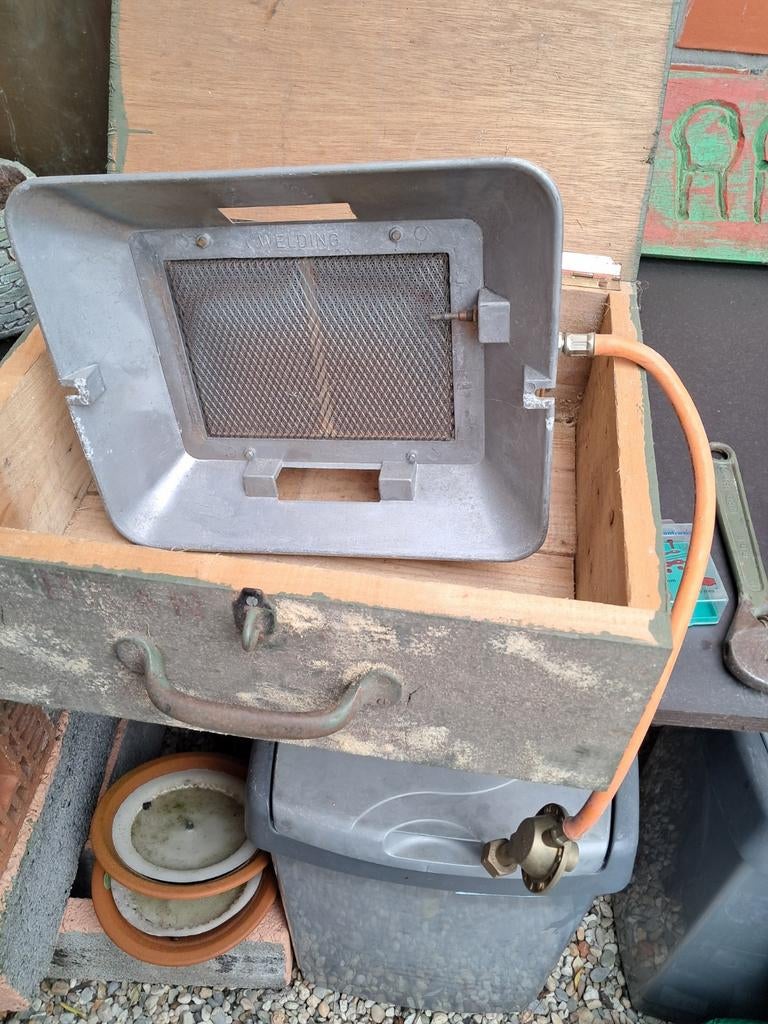 Terrasverwarming, Ophalen, Gas