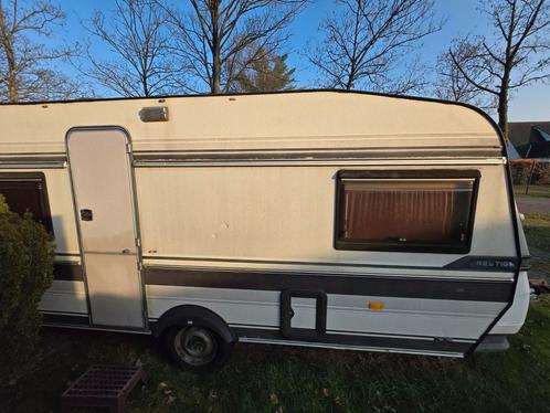 Hobby 495T Prestige, Caravans en Kamperen, Caravans, Particulier, Rondzit, Hobby, Reservewiel, Ophalen