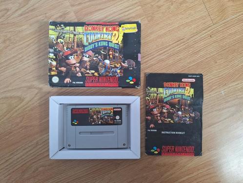 Donkey Kong Country 2 complet en boîte (CIB) pour la SNES, Consoles de jeu & Jeux vidéo, Jeux | Nintendo Super NES, Comme neuf