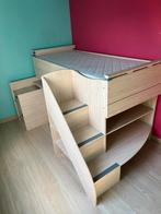 Hoogslaper Eenpers. bed met bureau nieuwstaat!, Ophalen of Verzenden, Zo goed als nieuw, Hoogslaper